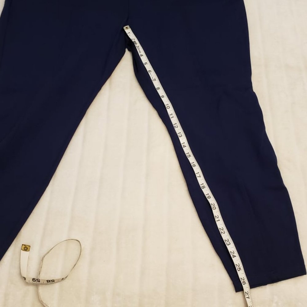 Sears Blue Wide Waistband Pants Sz 3X - Picture 13 of 14